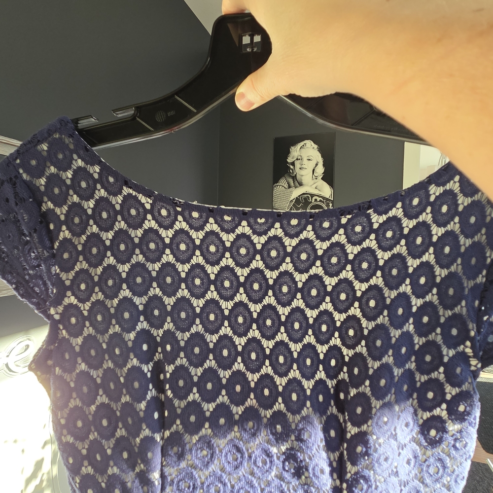 Purple Lace Dress - Picture 3 of 6